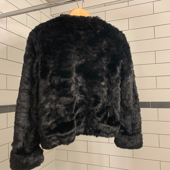 Fur (Faux) Cropped Coat - Picture 7 of 7